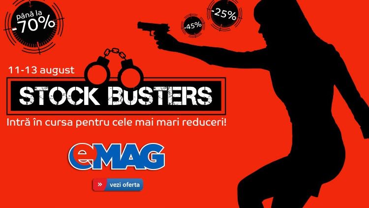 Ultimele ore de mari promoții la eMAG. LISTA produselor cu 55-80% reducere