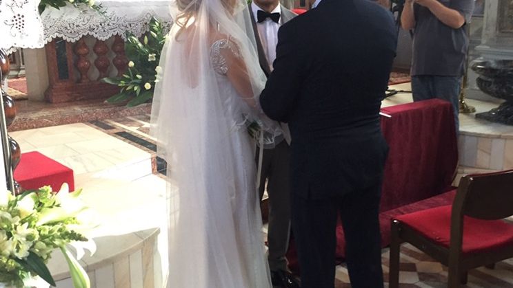 Cea mai frumoasă fotografie cu Laura Cosoi în rochie de mireasă