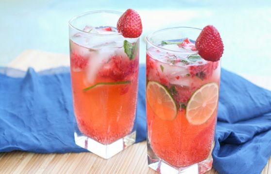 Reţeta zilei: Mojito de căpşuni