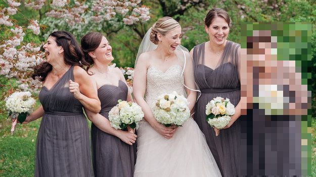 Cele mai bizare fotografii de nuntă. Toţi au rămas muţi când au văzut domnişoara de onoare