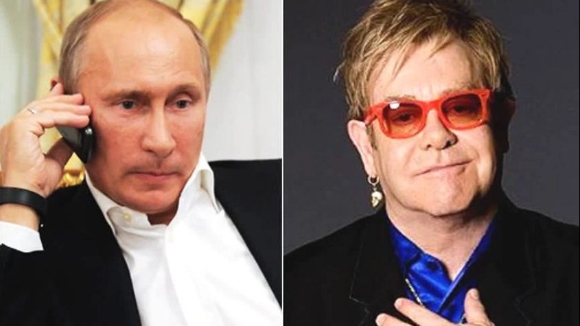 Elton John se întâlneşte cu Vladimir Putin pentru a discuta despre drepturile persoanelor gay