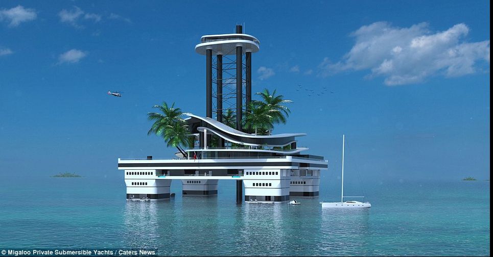 Aroganță de miliardar! Cum va arăta insula privată care poate fi mutată oriunde