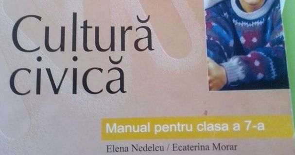 Gafe incredibile într-un manual de Cultură Civică pentru clasa a VII-a. Explicaţia ISJ, halucinantă!