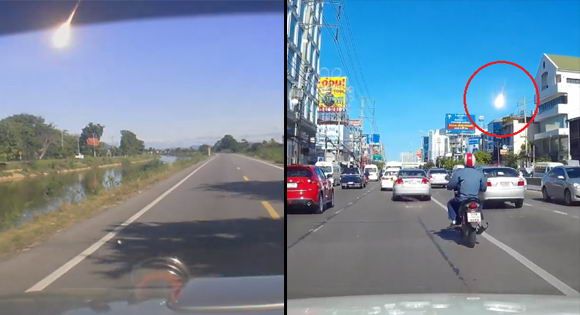 Minge de foc pe cerul din Bangkok: un enorm meteor, surprins în imagini spectaculoase