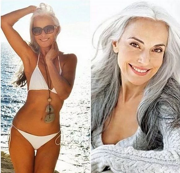 Fotomodel la 59 de ani. E uimitor cum arată! Care e secretul ei?