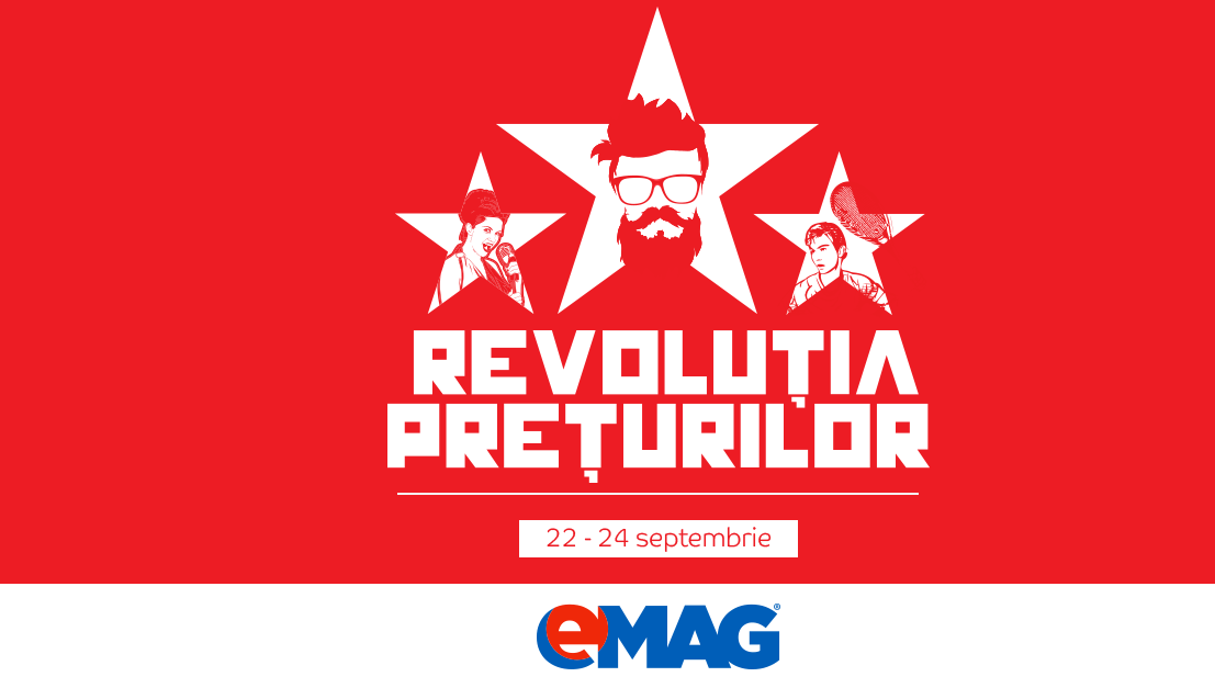 Ultimele ore din Revoluția Prețurilor eMAG. Lista tuturor produselor cu reduceri de 50%  