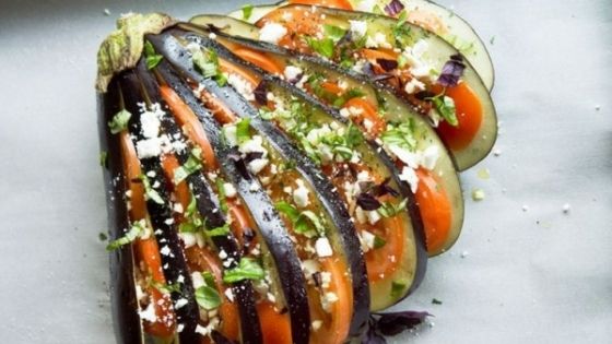 Vinete evantai în stil mediteranean, o reţetă excelentă şi spectaculoasă!