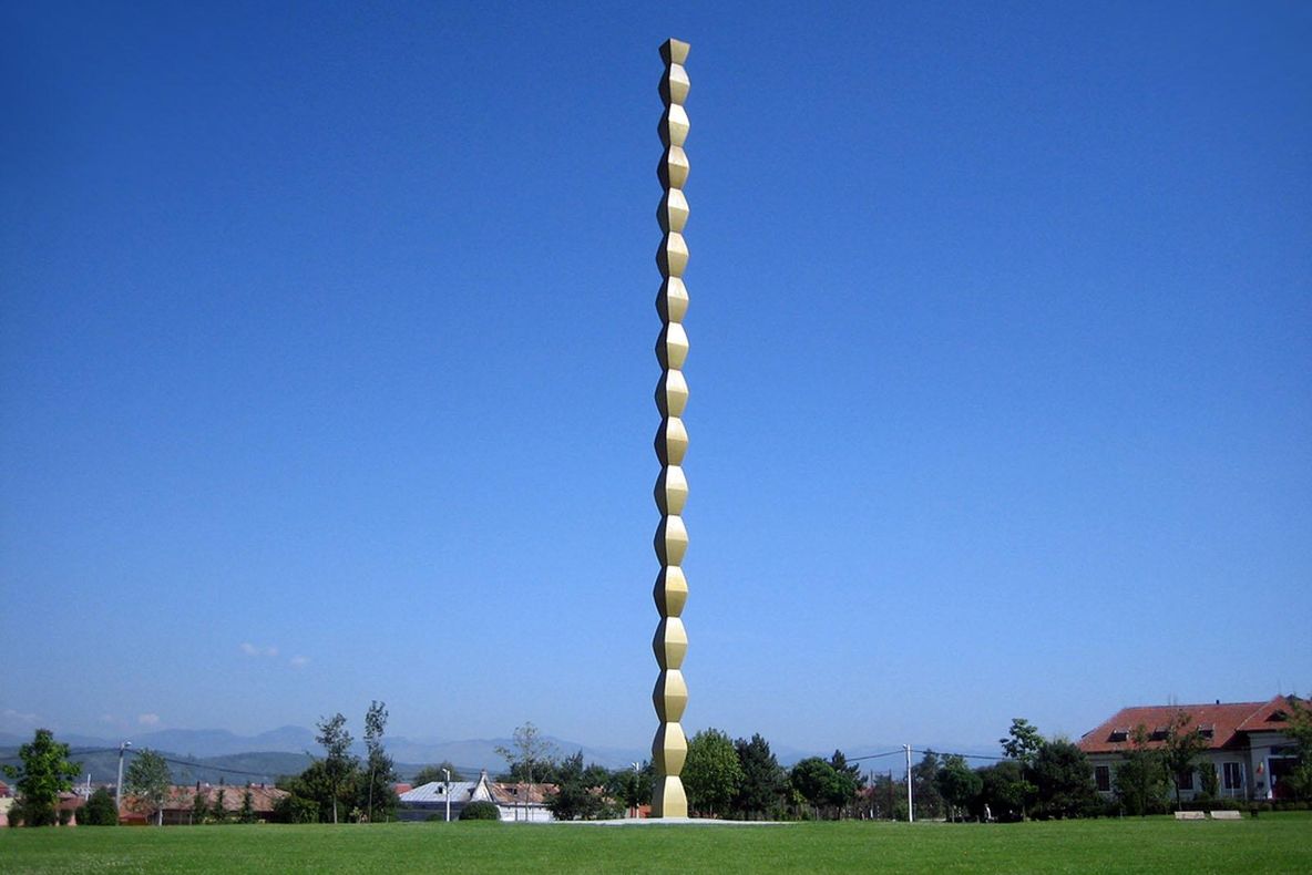 Prima schiţă desenată de Brâncuşi pentru Coloana Infinitului va fi expusă, în premieră. Unde se afla