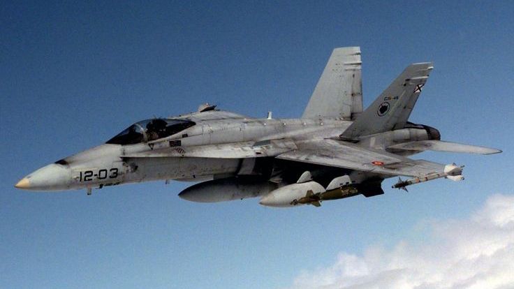 Avion american de vânătoare F-18, prăbuşit în Marea Britanie. Pilotul a murit