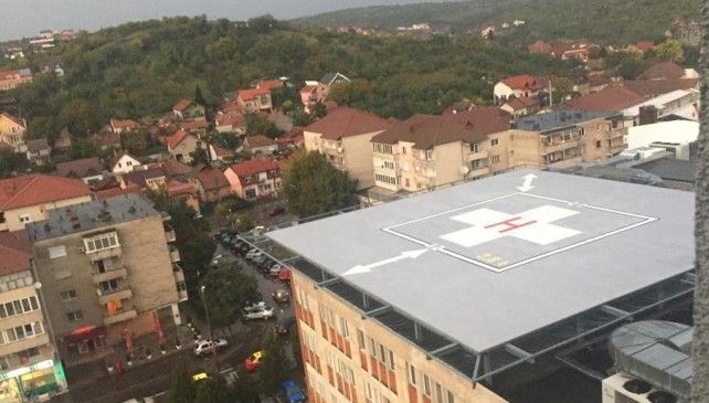Primul heliport construit pe clădirea unui spital din România. Când va fi dat în funcţiune