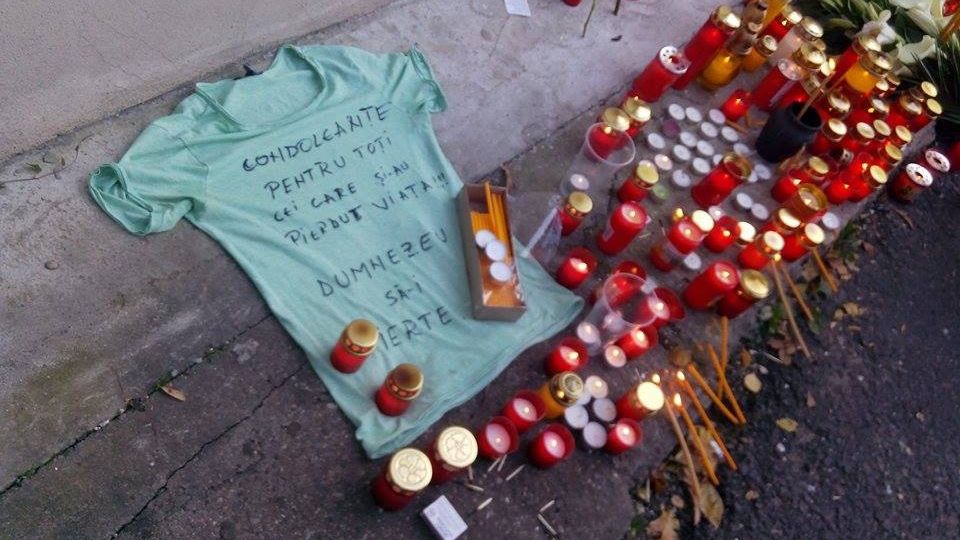 Durere fără margini! Ce a apărut la locul tragediei de la Colectiv