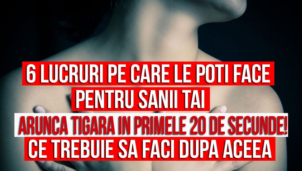 6 lucruri pe care le poti faci pentru sânii tai. Dureaza doar 60 de minute!