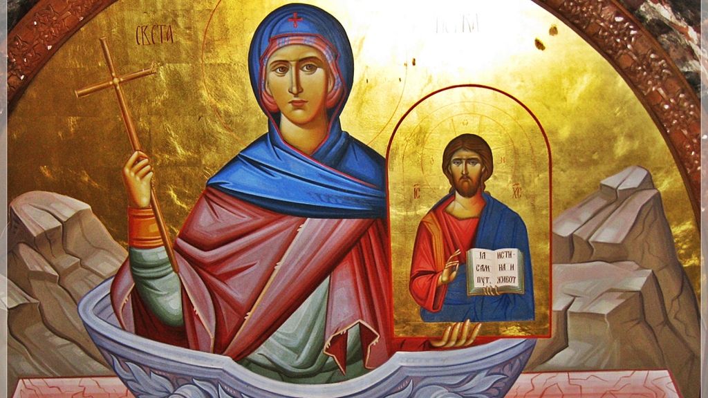 Pelerinaj la icoana Sfintei Paraschiva despre care se spune că plânge