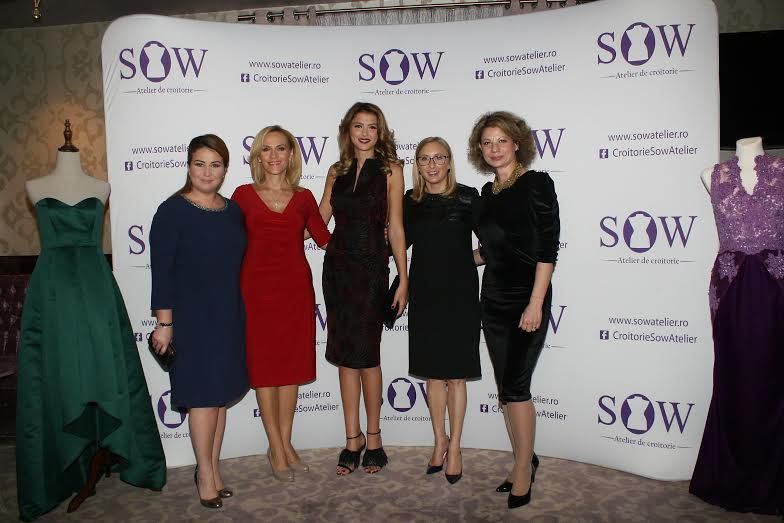 SOW Atelier, aniversare cu fast! Sorina Negoiţă a strălucit într-o creaţie cocktail