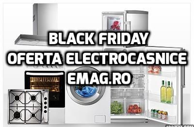 eMAG electrocasnice. Care sunt cele mai bune oferte la mașini de spălat rufe, frigidere și aragazuri
