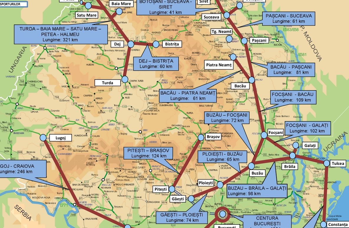 Autostrada Pitești-Sibiu, supusă consultării populare de CNADNR. Ce traseu alegi?