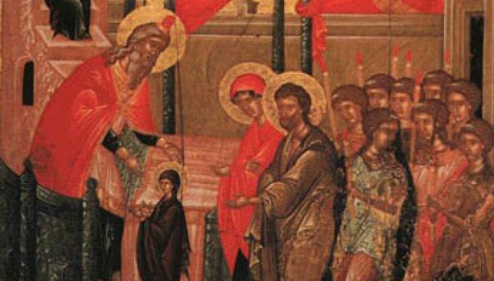 Intrarea Maicii Domnului în Biserică. Minunea urcării treptelor