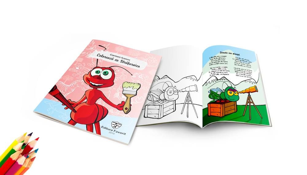 S-a lansat cartea de colorat cu exerciții de dicție 