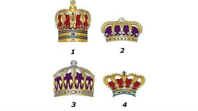 Testul care îți spune cum te porți cu prietenii. Alege una dintre coroanele din imagine