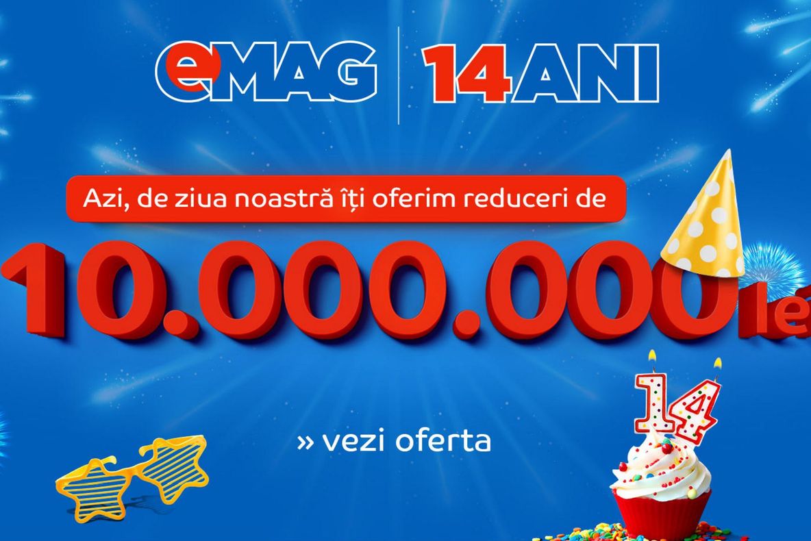 Ziua eMAG – Lista produselor cu cele mai mari reduceri este aici