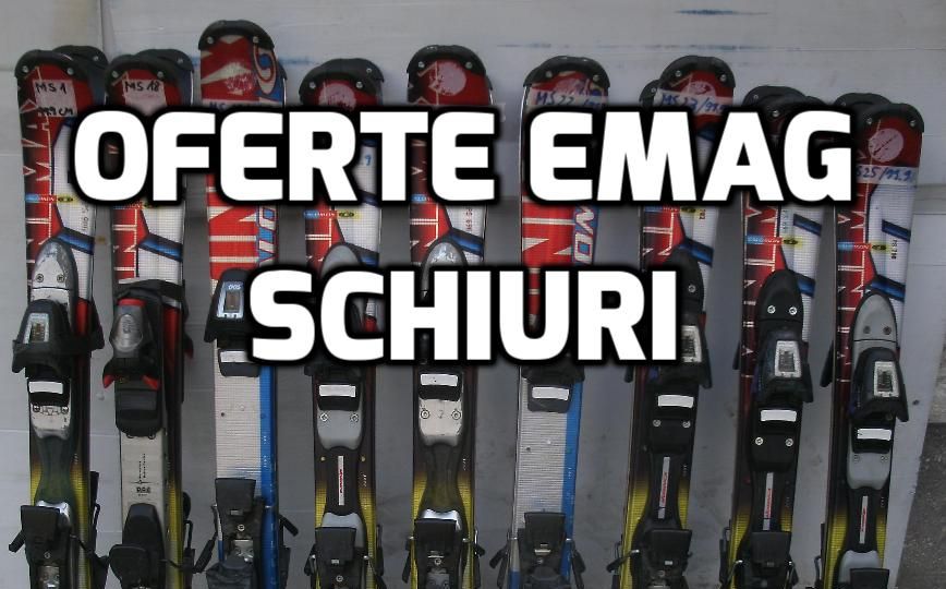 eMAG.ro – Ofertă specială la schiuri. Care sunt cele mai ieftine modele