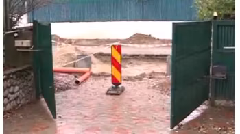 Șosea blocată în Pipera. Zeci de familii, izolate