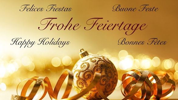 Cum se spune Sărbători Fericite, Crăciun Fericit şi La mulţi ani în alte limbi