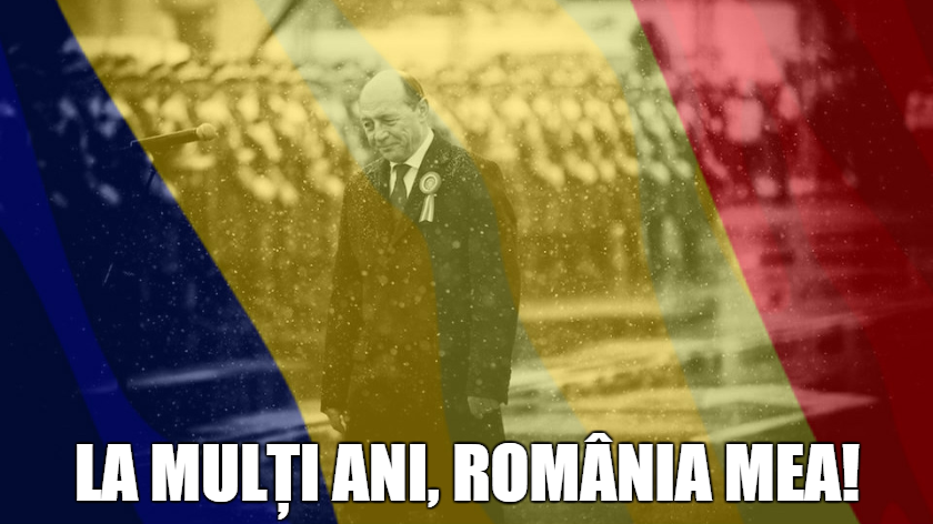 Traian Băsescu, mesaj controversat de 1 Decembrie