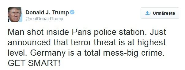 Gafa incredibilă a lui Donald Trump. Este de necrezut ce a putut să scrie