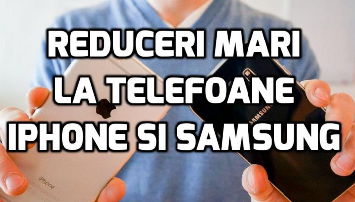 eMAG – Promoție șoc pentru telefoanele Samsung și Apple – până la 20% reducere