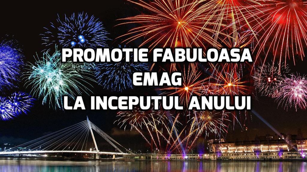 eMAG – Anul bun se cunoaște după...primele promoții! Prima campanie uriașă din 2016