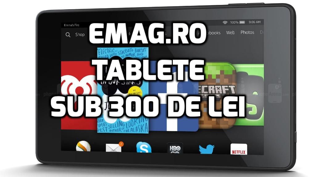 eMAG.ro – Ce tablete au prețuri sub 300 de lei