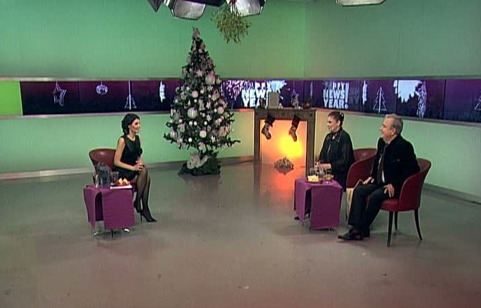 Revelion 2016. Felicia Filip şi Cristian Mihăilescu au petrecut noaptea dintre ani la Realitatea TV