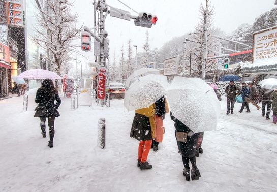 Ninsori fără precedent în Japonia: doi morţi, peste 100 de răniţi