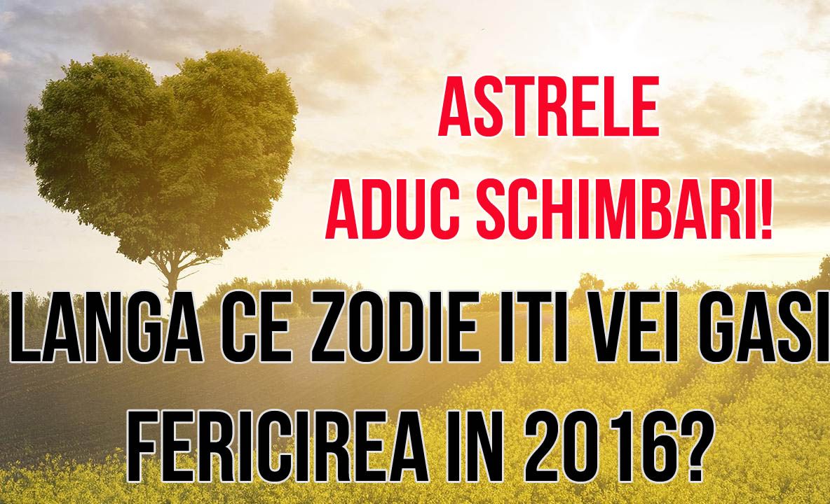Se schimba compatibilitățile! Afla cu ce zodie trebuie sa te cuplezi în 2016!   