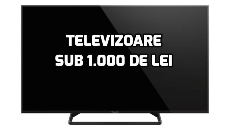 eMAG.ro – TOP 10 televizoare foarte bune cu preț sub 1.000 de lei  