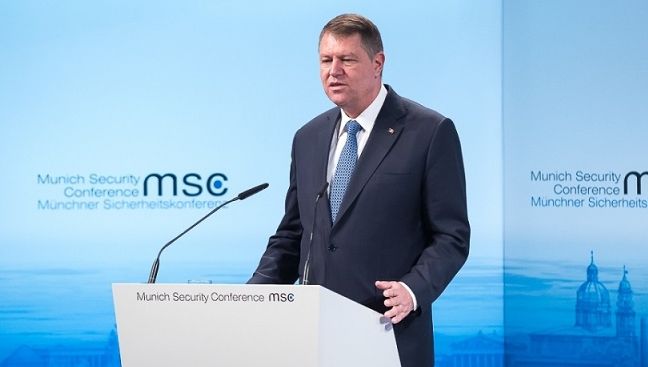 Iohannis, la conferința de la Munchen: România susţine existenţa unei flote NATO la Marea Neagră