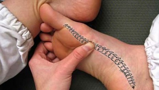 Ce se întâmplă când masezi această linie de la picior. Efectele se văd imediat după prima ședință