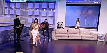 Scene intime pe scenă. Antonia şi Alex Velea, ca acasă 