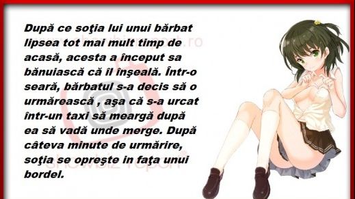 BANCUL ZILEI: Bărbatul înșelat de soție