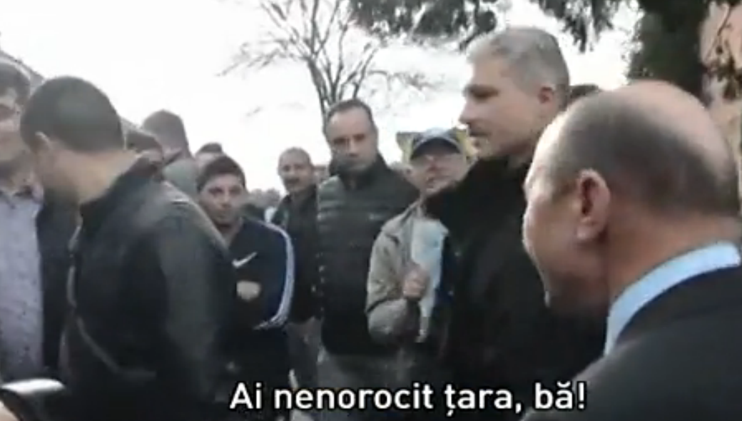 Traian Băsescu, huiduit la Caraș-Severin