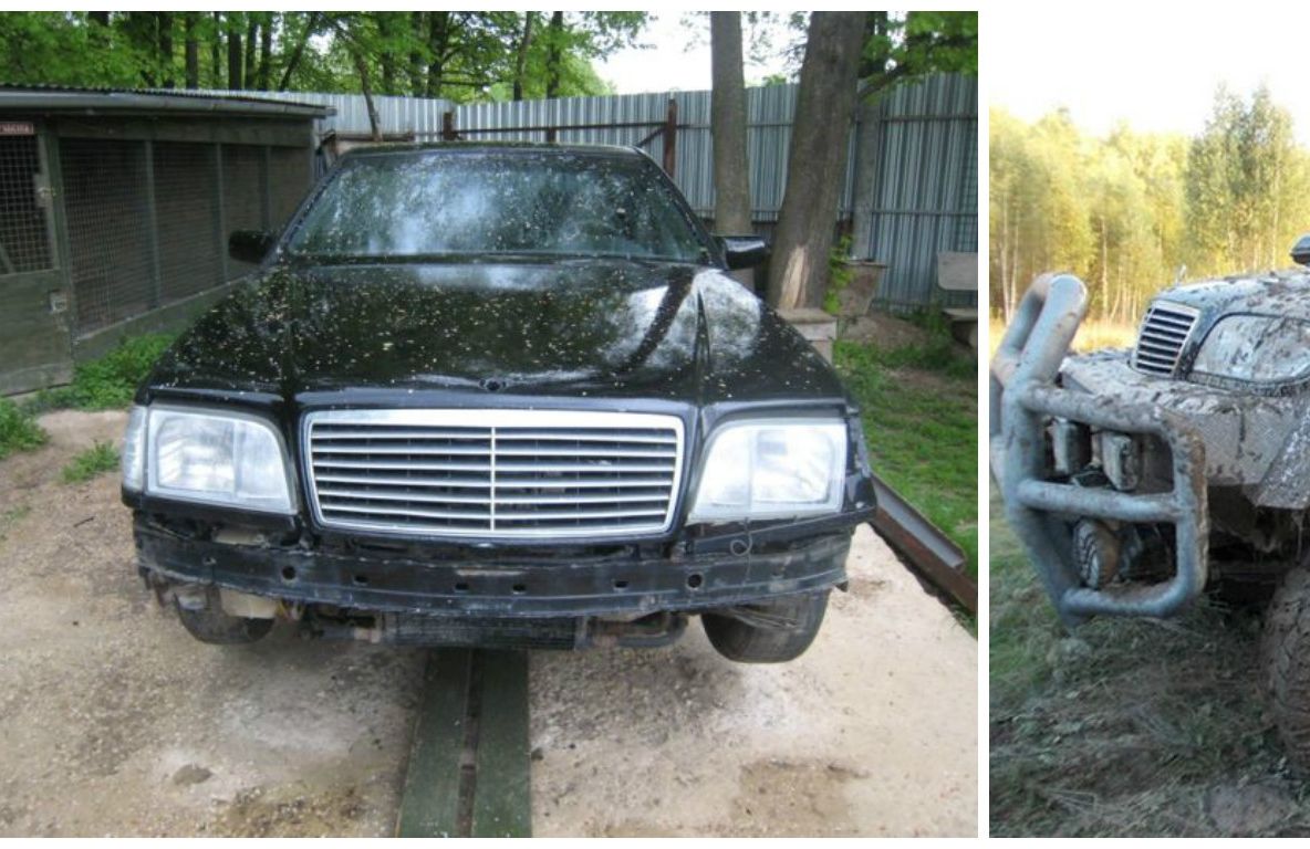 Un om și-a transformat Mercedesul vechi într-un "monstru" de teren. Imaginile sunt fabuloase