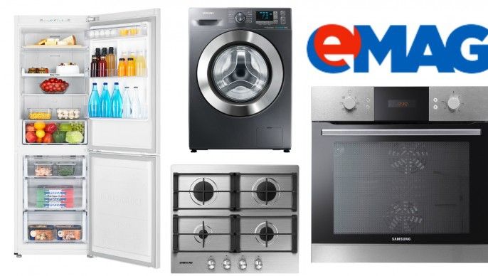 eMAG are mari reduceri la electrocasnice Samsung. 6 produse care merită banii