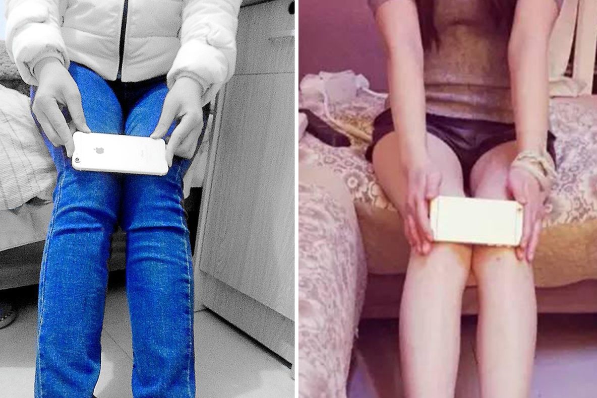 Tot mai multe tinere se pozează cu un iPhone pe genunchi. Motivul este îngrijorător