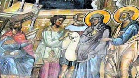 Frescă unică în lume, pe peretele unei biserici din România. Cum o înfăţişează pe Fecioara Maria