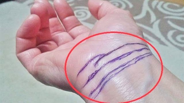 Numără liniile de la încheietura mâinii şi vei afla cât vei trăi!