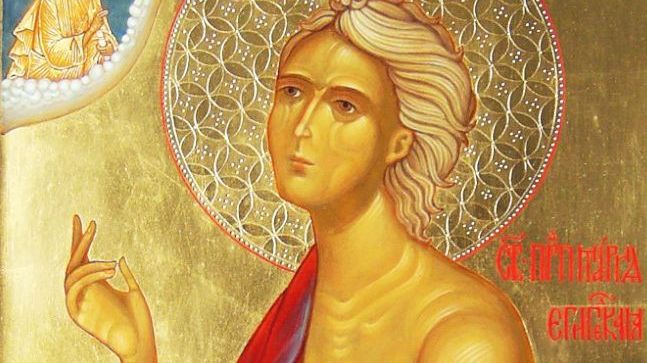 Sfânta prăznuită de creştinii ortodocşi pe 1 aprilie. A trăit 47 de ani în pustietate