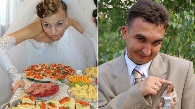Cele mai penibile fotografii de nuntă din Rusia! Cum au putut să pună aşa ceva în albumul de nuntă?