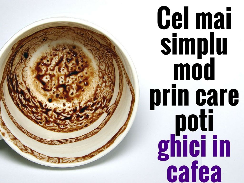 Ghicitul în cafea. Lista interpretărilor