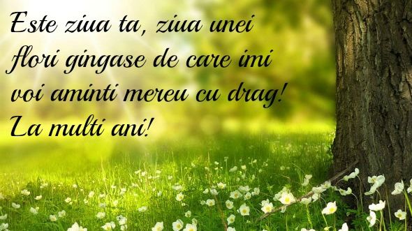 MESAJE DE FLORII. Spune-le "LA MULŢI ANI" celor care poartă nume de flori